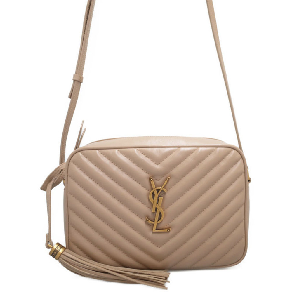 Saint Laurent Camera Bag Shoulder Bag Beige
